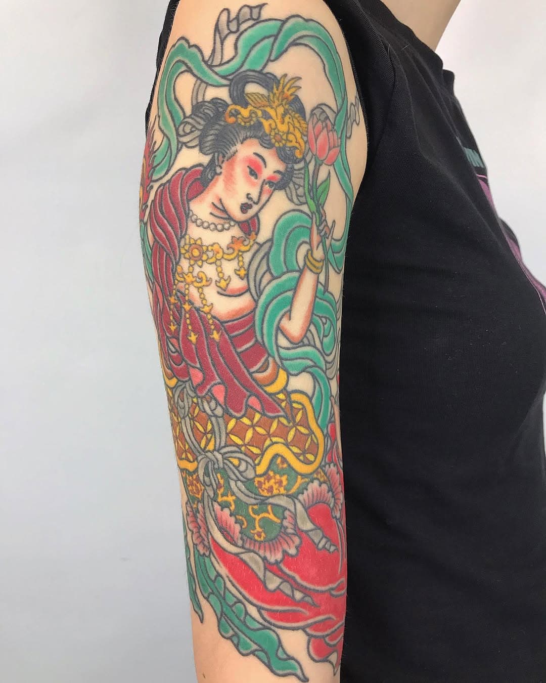 #tattoo #tattoos #japanesetattoo #japanesetattoodesign #japaneseart #colortattoo #japanesetattooing #tattooart #sofia #sofiatattoo