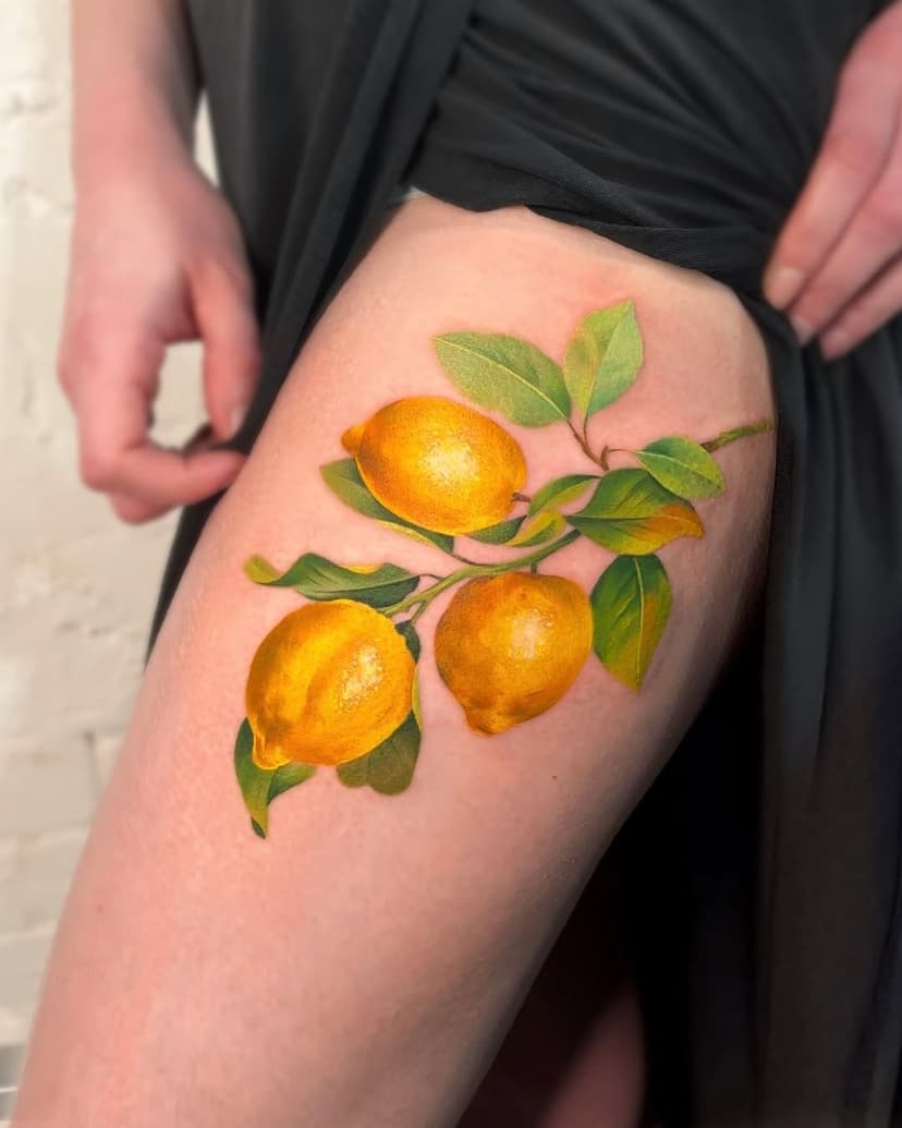 🍋🍋🍋 #art #ink #tattoo #watercolor #lemon