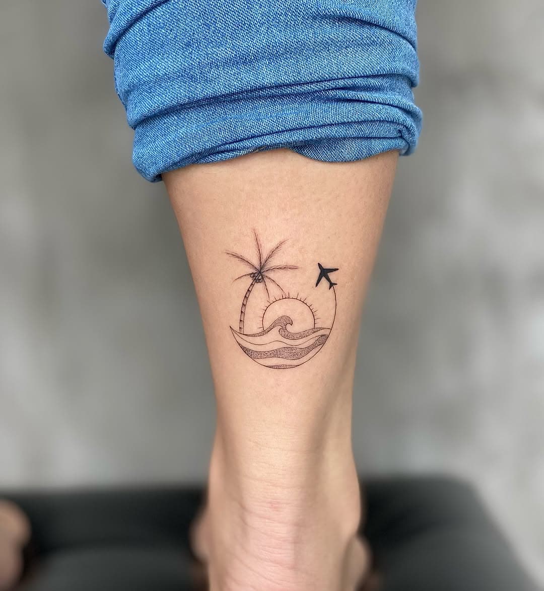 Quem é que já tá precisando de férias?! 🧳✈️🌊
.
Tatuagem feita com os melhores pigmentos e equipamentos @electricink ⚡
.
📲📲 Orçamento e agendamento apenas por whats 98812-8094 ou pessoalmente.
.
💳 Aceitamos os principais cartões