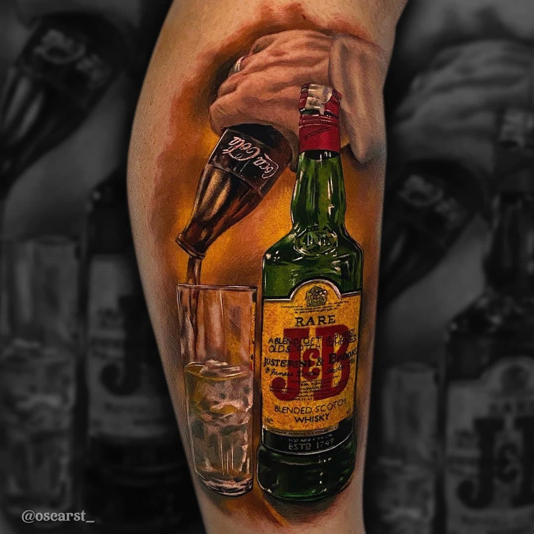 JB | Tattoo hecho en @rebeltattoo_bcn 💣🥃
.
.
.
.
#tattoos #tattooartist #ink #inked #tatuaje #barcelona #inkstagram #art #tattooed #españa #jb #whisky #whiskys #whiskyjb #alcohol #alcoholtattoo #jbtattoo #bebida #bebidas #bebidasalcoolicas #bebidatattoo #tattoobebida #whiskytattoo #whiskylover #scotch #scotchwhisky #scotchwhiskey #botella #verde #greentattoo