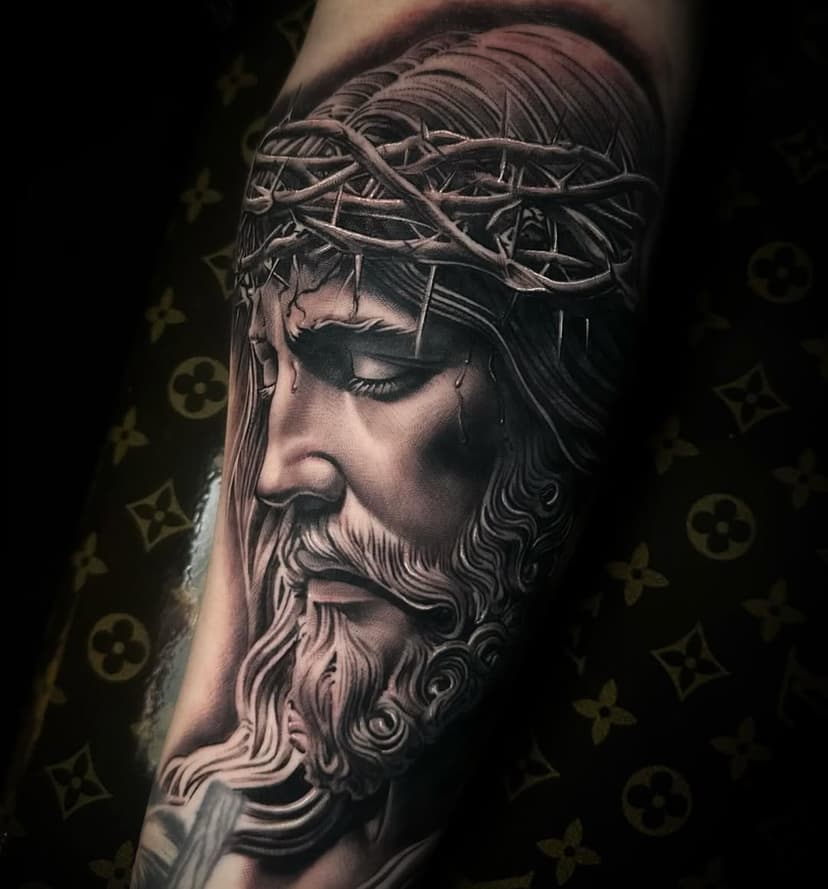 Setting appointments for July for  questions or any appointments contact me at (818)8750195 or email me at saulmoratattoo7@gmail.com #jesustattoo #jesusportraittattoo #jesuschristtattoo #portraittattoo #portrait #portraitrealism