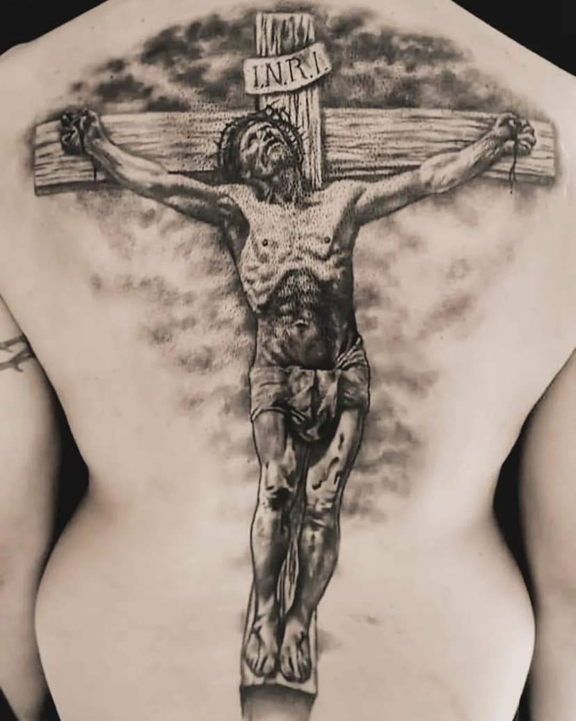 #jesus #jesuscristotattoo #realistictattoo #cristotattoo