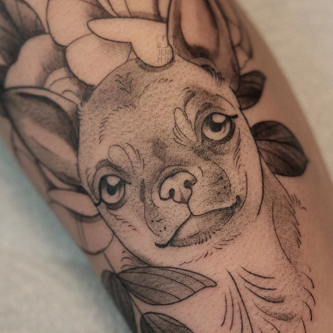 Tierportraits gehen immer! ✨
.
Ich habe noch ein paar vereinzhelte Termine im Mai und Juni frei. Wenn du auch ein neues Tattoo haben möchtest melde dich einfach bei mir per Mail an tattoo@jenni-m.ink oder Whatsapp an 01701823185
Ich freue mich auf deine Nachricht!