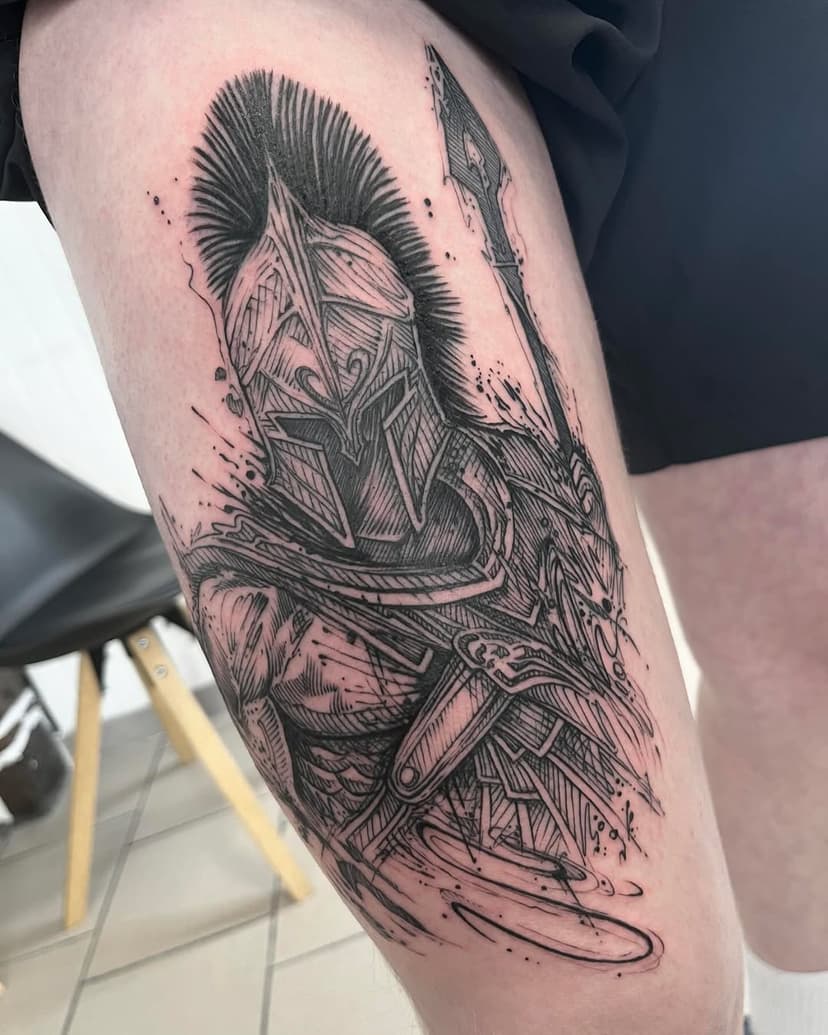 🏺
-
-
#spartiate #spartan #flashtattoo #tattoo #tattoosketch #sketchtattoo #sketch #warrior #tattoolife #tattoostyle #tatouage #blackworktattoo #blacktattooer #sketching