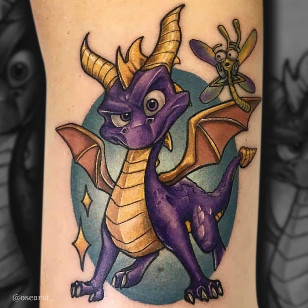 Spyro The Dragon! | Tattoo hecho en @rebeltattoo_bcn 💣🐉
.
.
.
.
.
#tattoos #tattooartist #ink #inked #tatuaje #inkofkings #barcelona #inkstagram #art #tattooed #españa #spyro #spyrodragon #spyrothedragon #spyrotattoo #videojuegos #videogame #game #gametattoo #activision #activisiontattoo #blizzard #dragon #dragontattoo #spyrogame