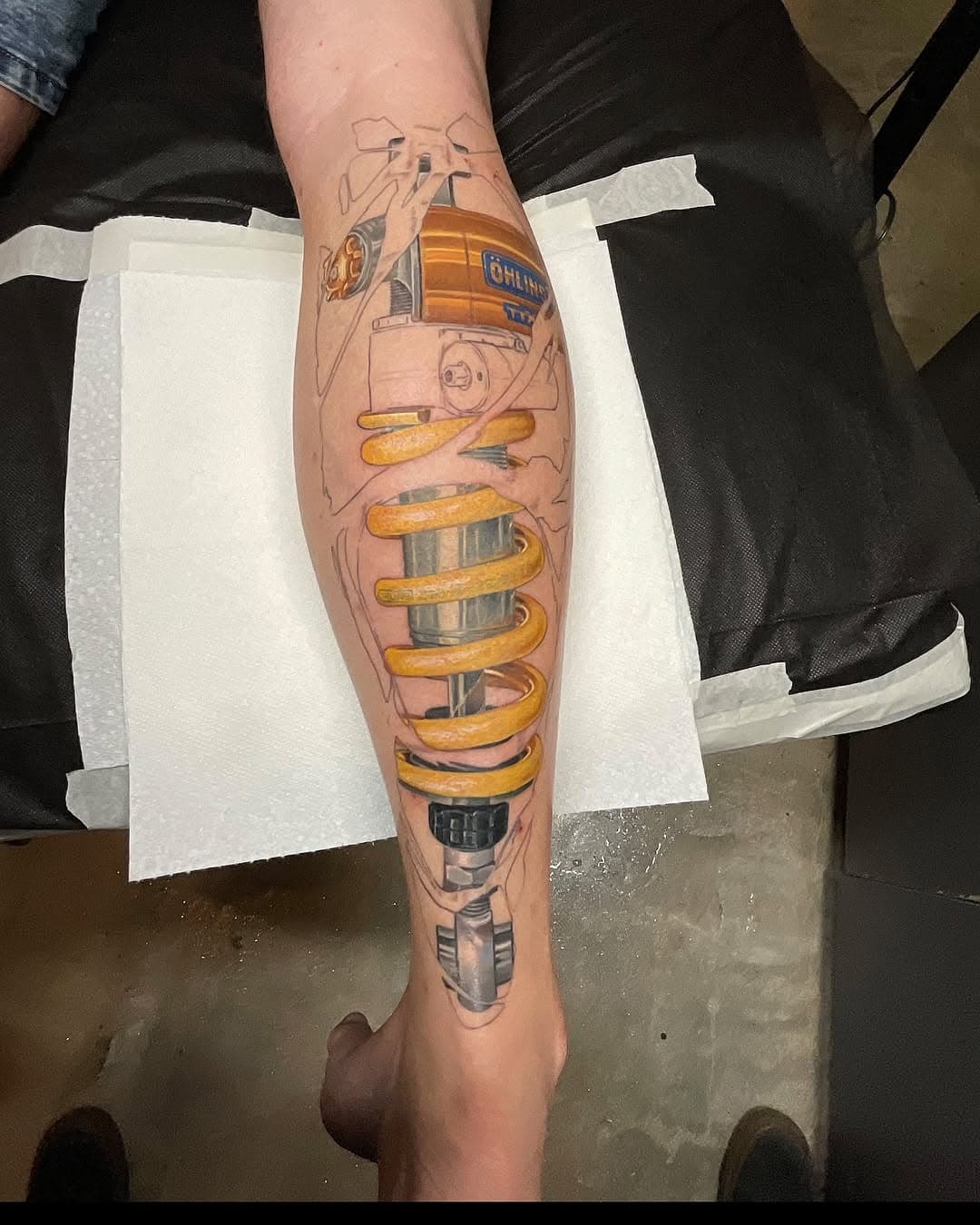 Great progress, Put in another great session on this #wip full calf length shock. Client heals great top part and bottom is healed work… crispy! ATTENTION: All #757 and stateside clients. Our books are OPEN for our yearly trip to the states and booking up fast with a few days left in September open. Let’s see those badass ideas and tattoo some awesome work. See you soon VA! Dm on my personal or the shop page @placenciainktattoo  to book up a stateside appointment.  Follow like and share. #recoveryaftercare #peaktriton #ultimatetattoosupply #kwadronneedles #eternalink #inkeeze #painfulpleasures #tattoo #kingpin #dynamicink #solidink #starbritecolors #tatsoul #kingpintattoosupply #virginiabeach #757tattooartist #757tattoos #peaktattoo #tritoncartridges #virginiatattoos #hamptontattooartist #chesapeaketattoos #norfolktattoo #colorrealismtattoo #tattoo #colortattoo #realistictattoo