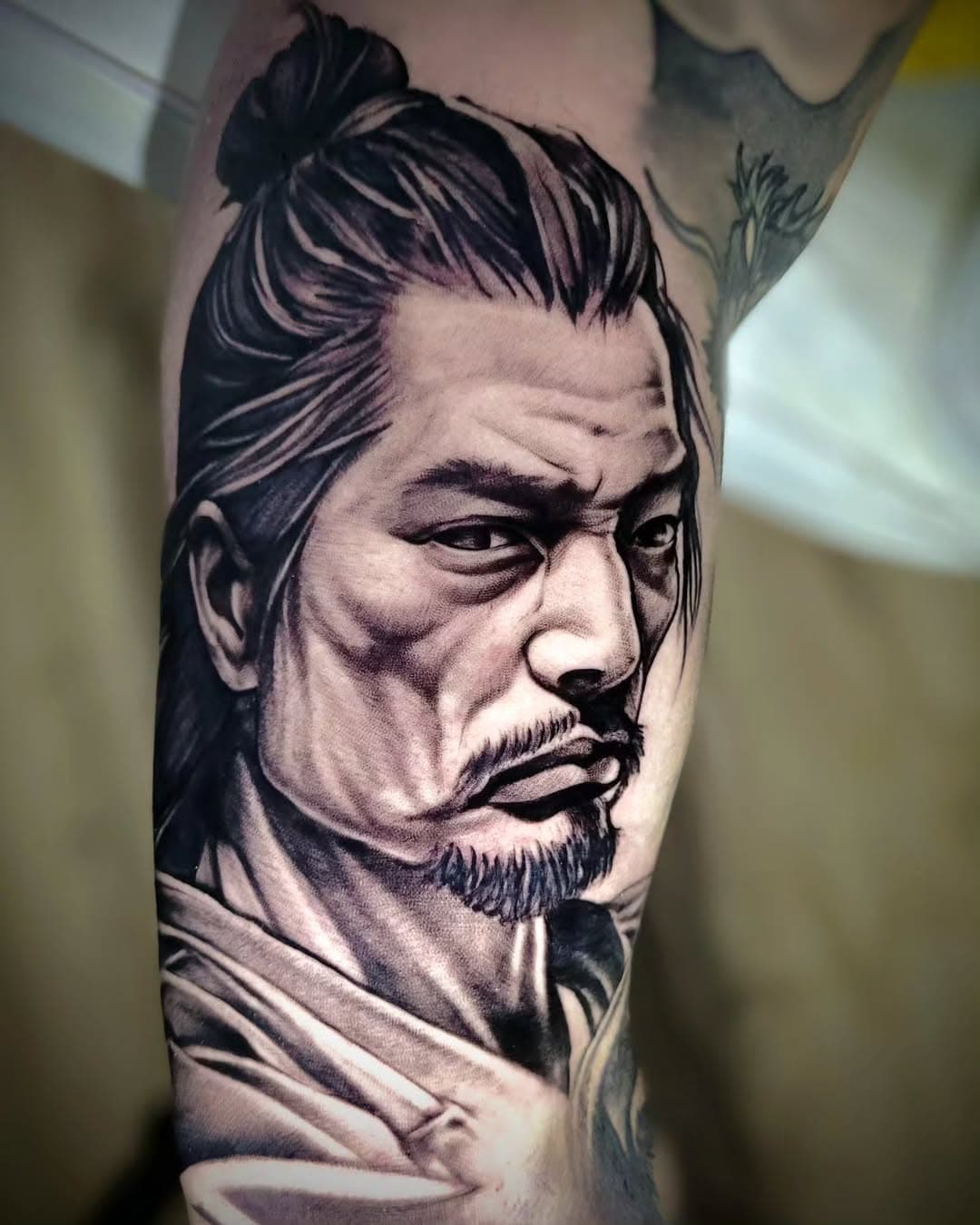 #samurai #tattoo #tatuaje #tatuagem #diegogastontattoo #realismo #tattoostudio #blackandgrey #tattooideas #españa #arte #tatuador #tattoodesign #alicante #elche #dynamicink #artista #guerrero #espada #japon #samuraitattoo