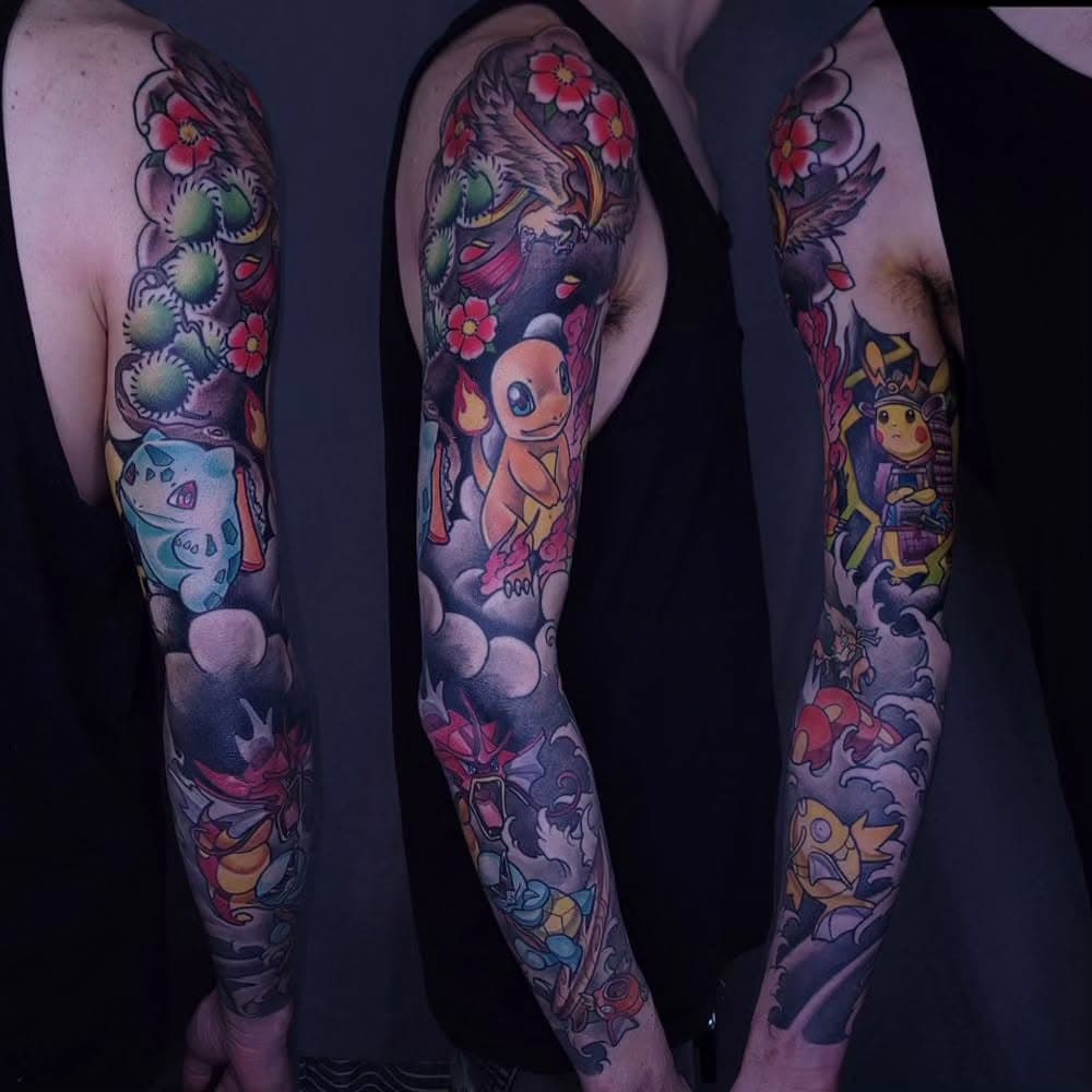 Wrapped up this sleeve project with @reaf2316 today 
🔥👏💕🙏
Thank you so much for your commitment and dedication to this sleeve project with me 🙏💕🙏💕 it's been an absolute wonderful time with you!!

#tattoo #tattoos @soothsayer.llc