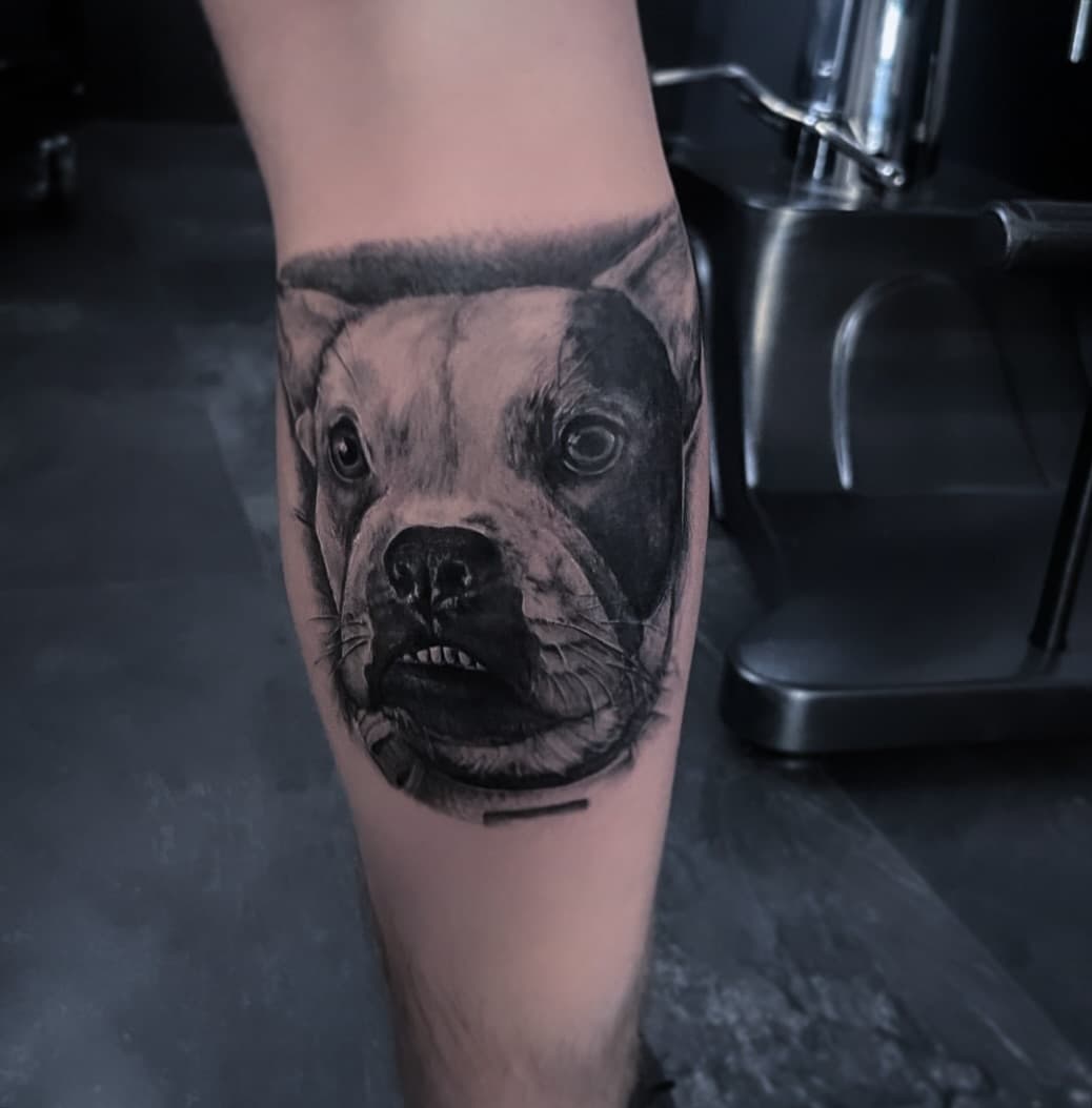 Got to do this cool poochy portrait today, thanks man 🐶🤟🏻

Done using: 

@yayofamilia 
@empireinks 
@kwadron 
@starrtattoosupplies 
@barber_dts 
@fkirons