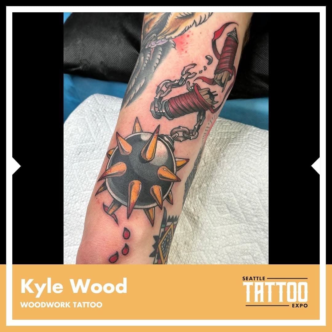 Get excited! @kylewoodtattoos and @keir_steik are coming to the expo with @woodworktattoo 

Tickets available now🎟️