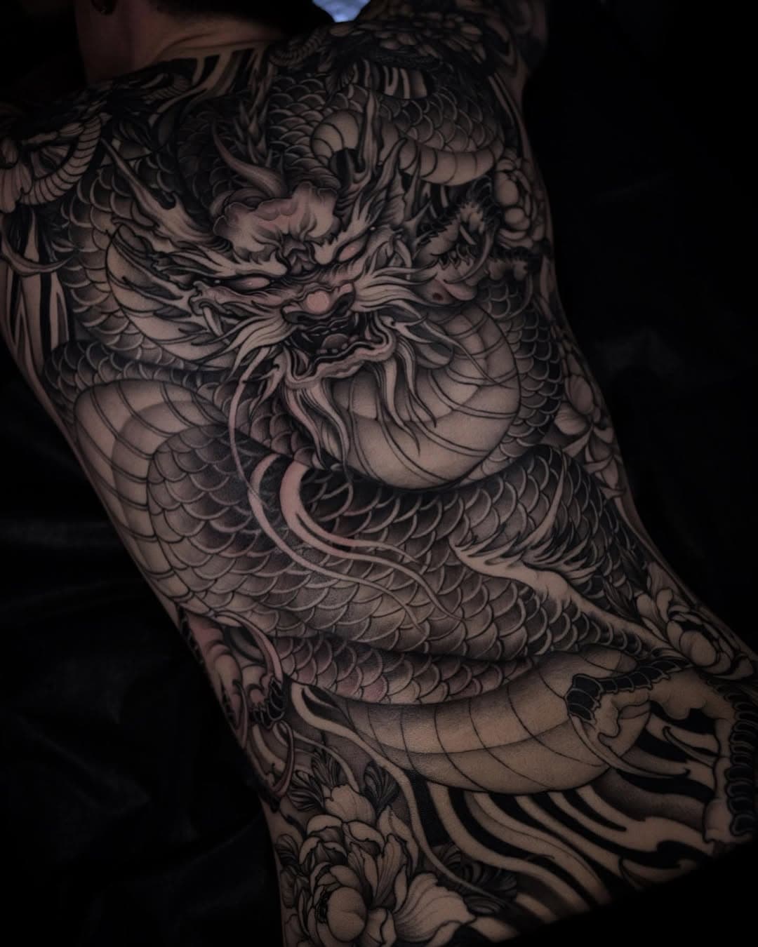 #dragon #backpiecetattoo ✔️ thanks for sitting Shaun!