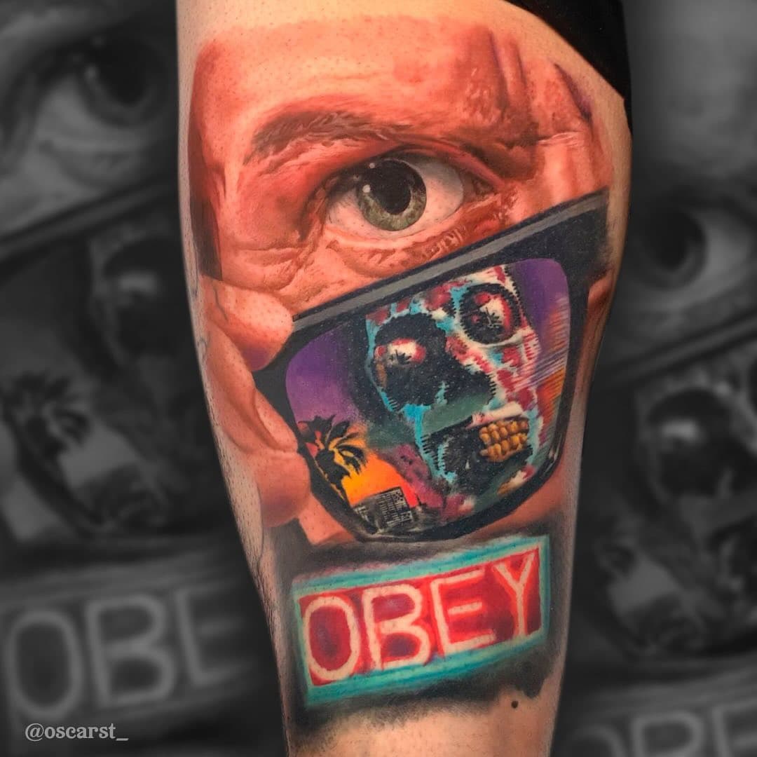 They Live! | Tattoo hecho en @rebeltattoo_bcn para @jose_manfredi 💣
.
.
.
.
.
#tattoos #tattooartist #ink #inked #tatuaje #inkofkings #barcelona #inkstagram #art #tattooed #españa #color #tattoocolor #colortattoo #obey #obeypelicula #pelitattoo #pelitattoo #theylive #estanvivos #theylivemovie #theylivetattoo #movietattoo #theyliveobey