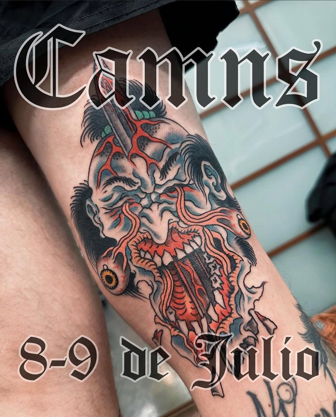 A sus solo 23 años @camns és uno de los más bestias de la nueva generación de tatuadores del panorama nacional,  El 8 y 9 de Julio con nosotros , la oportunidad de tatuarte está servida, escríbenos para reservar una cita.