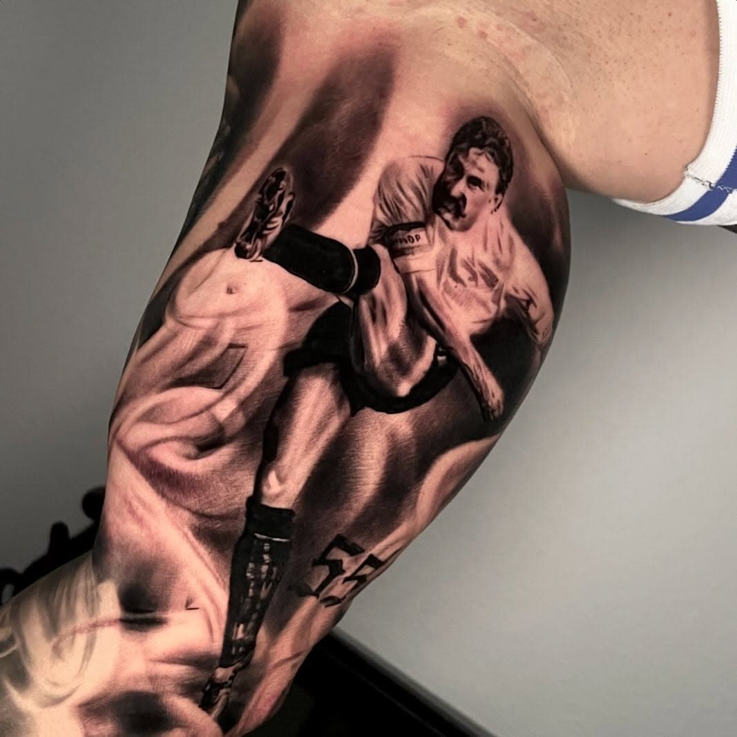 #godofwar #realistictattoo #portraittattoo #tatuazrealistyczny #portrait #blackandgreyrealism #shadowplay #blackandgrey #armtattooidea #pomysłna #tatuaż #tattoo #tattoos #ink #armtattoo #poland #warsaw #warsawtattoo #inklife #tattooartist thx @kurosumitattooink @inkjecta #kurosumiink #kurosumi #kurosumitattooink #kurosumizhangpogreywashset #zhangpogreywashshadingset