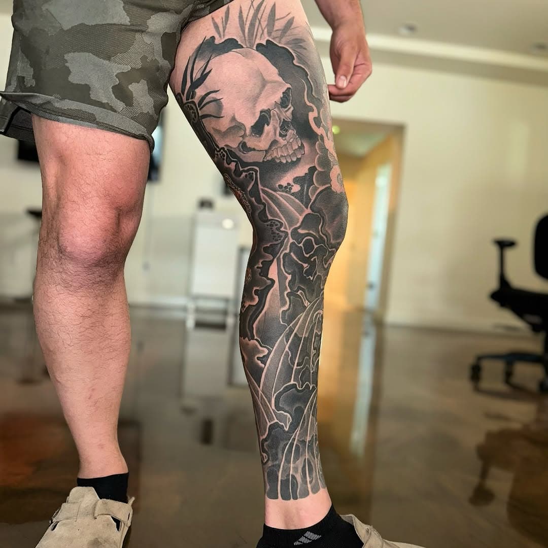 #Blackandgray #skull and #waterfalls. 

Please email contact@bluerocktattoo.com for scheduling information. 

#BlueRockTattoo :: #Northside45223 :: #CincinnatiOhio

#koreflatmo #plurabella #photooftheday
#tattoooftheday #tattoosofinstagram 
#cincinnatitattooartist #ohiotattooartist 
#blackandgraytattoo #blackandgreytattoo 
#skulltattoo 
#tattooed #tattooideas #tattoo