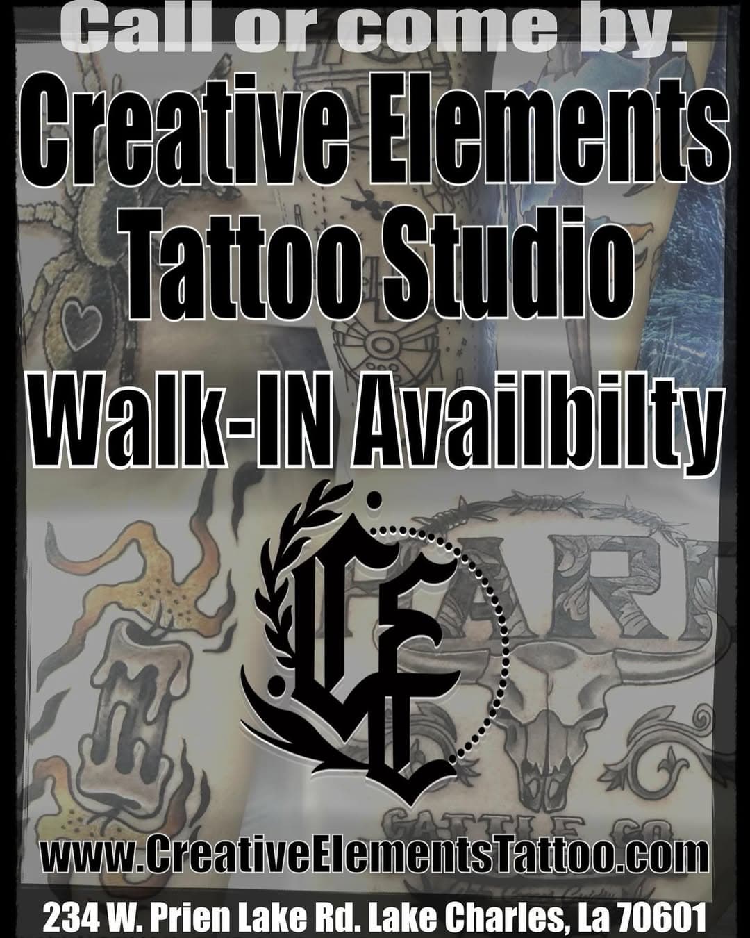 www.CreativeElementsTattoo.com