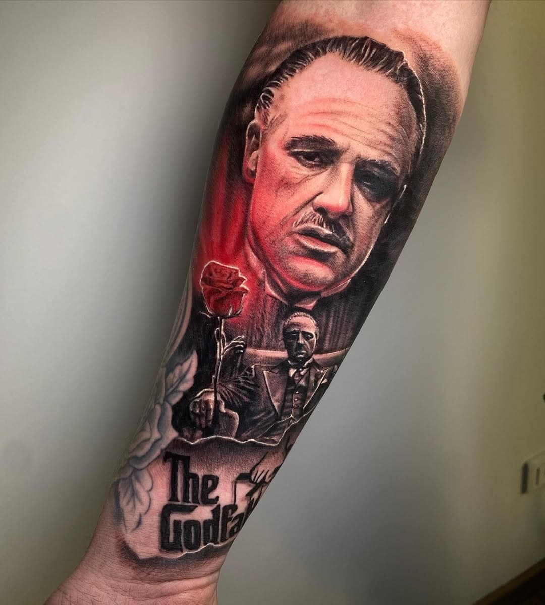 THE GOD FATHER 🔫🧨

#tattoo #tattooportrait