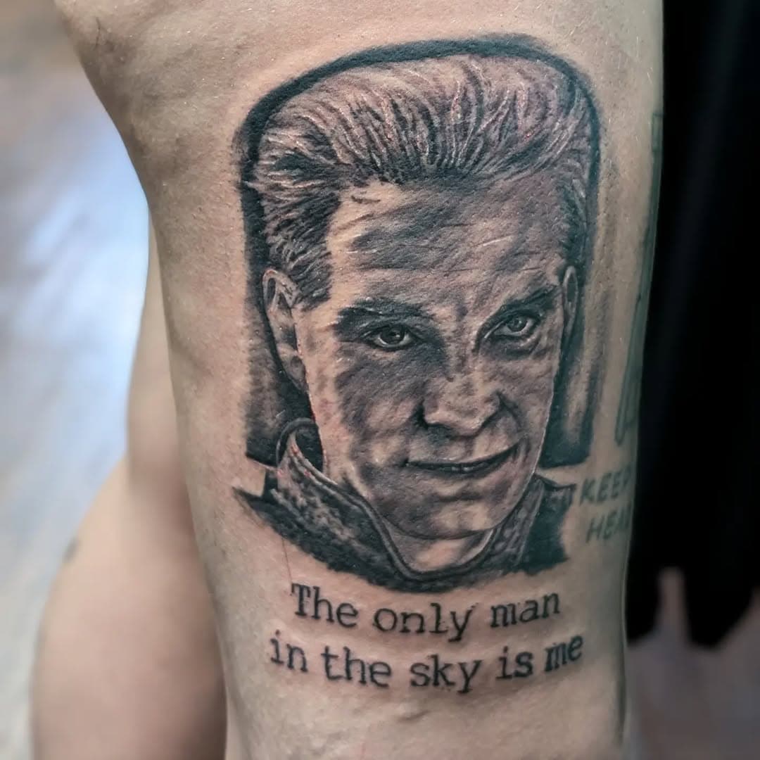 Homelander done by Jesse @jesusfaceheadbrain #homelander #theboys #blackandgrey #ashevilletattoo  #ashevilleartist #invidiatattoo #portrait