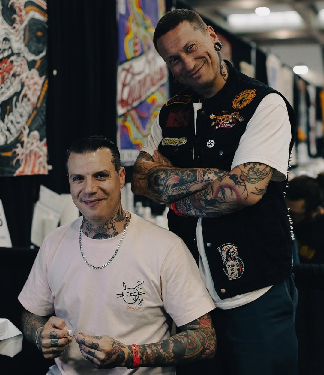 … @capcityclassictatcon was an amazing time with the Italian crew… is always good see old friends and meet new people… thanks to the people get tattoo and thanks to @annagphotography for the best photos…