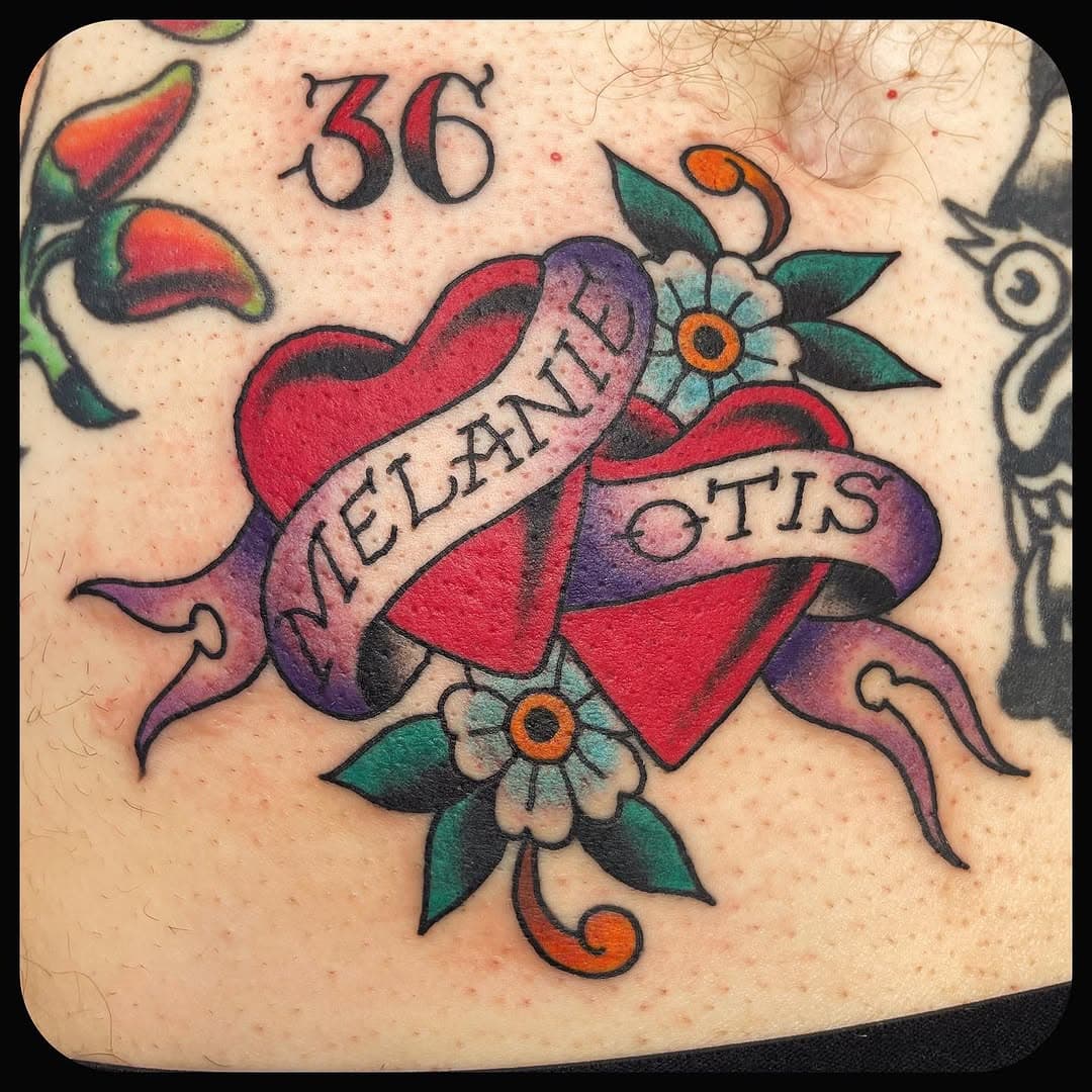 Hearts for Otis! #krisrobertstattoos #greenhouseavl #avl #wnc #nctattooers #nctattooartist #nctattoos #ashevilletattoo #ashevilletattooers #ashevilletattooartist