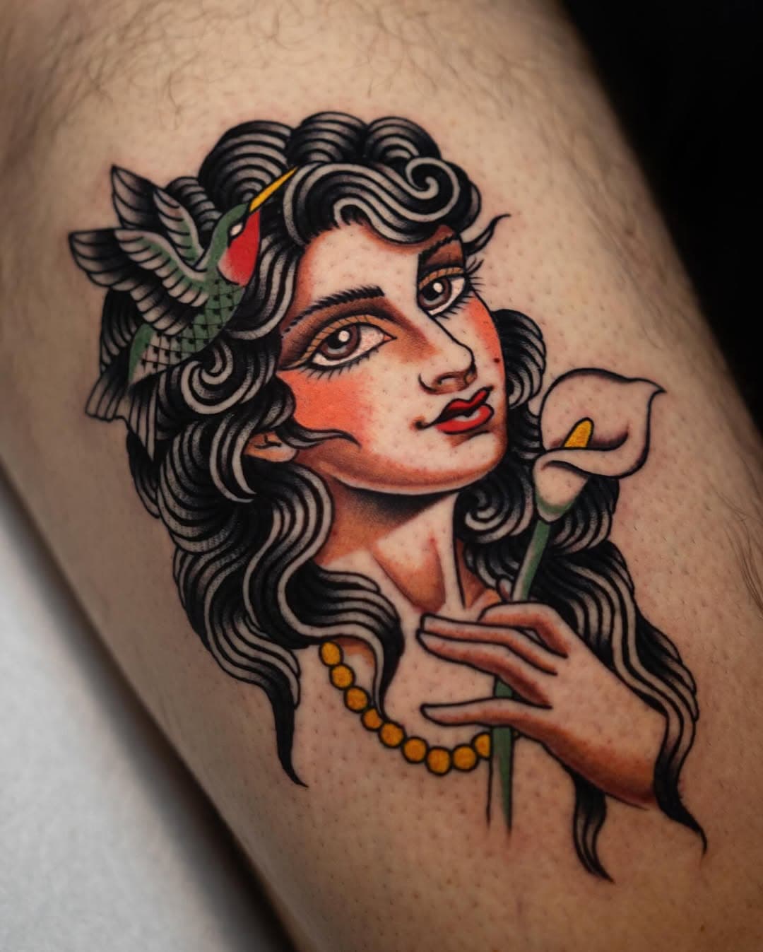 A girl for David. Thanks again, dude! 

Made with @blackclaw 
@tattoodream 

#slo #sanluisobispo #tattoodream #blackclaw