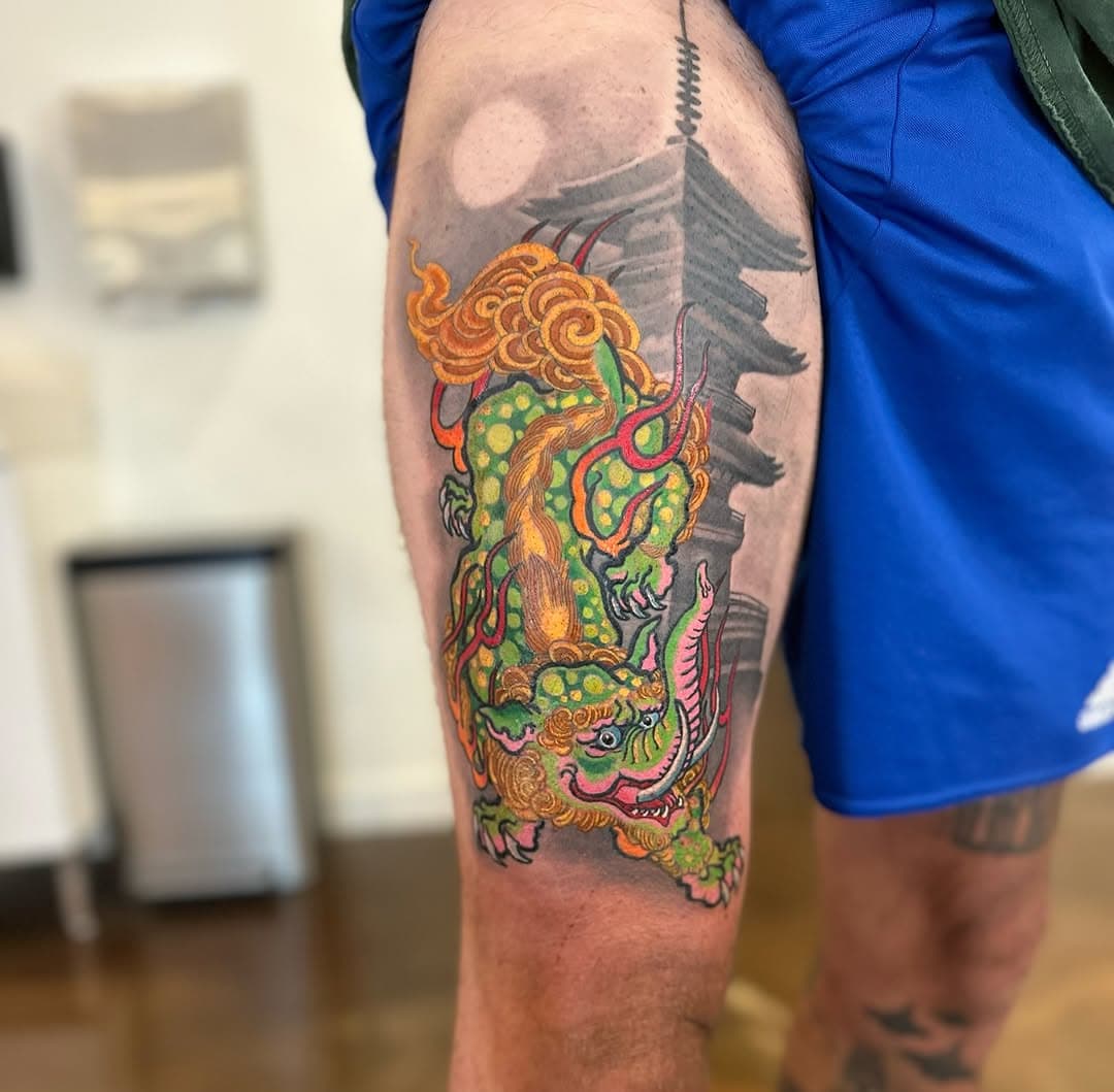 A #JapaneseBaku for Matt. 

All sessions at Blue Rock Tattoo are scheduled by appointment. 
Please email contact@bluerocktattoo.com for more information. 

#BlueRockTattoo :: #Northside45223 :: #CincinnatiOhio

#koreflatmo #plurabella #photooftheday
#cincinnatitattooartist #ohiotattooartist 
#tattoooftheday #tattoosofinstagram 
#baku #bakutattoo #japanesebakutattoo 
#colortattoo #japanesestyletattoo 
#tattooed #tattoo #tattooideas