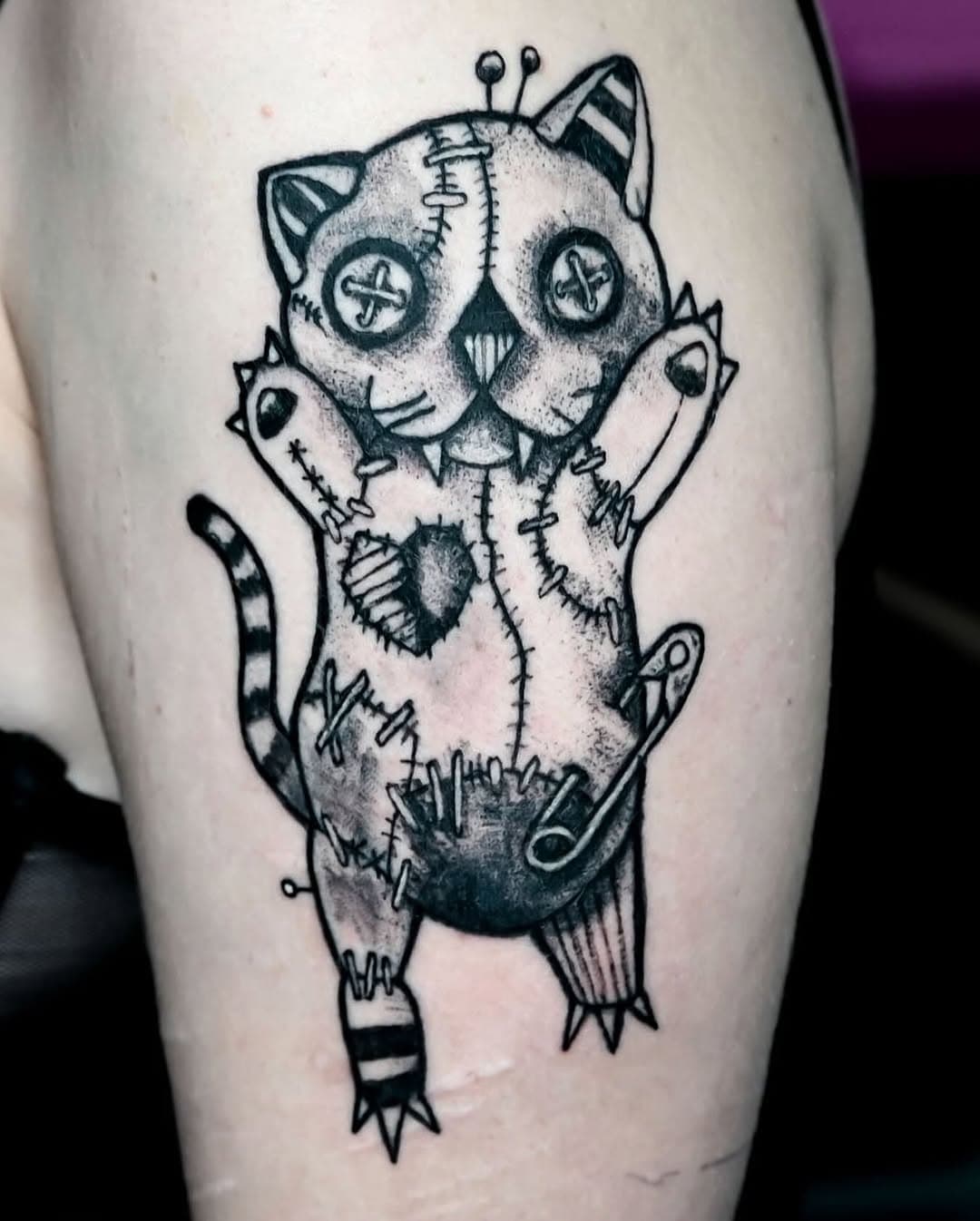 Raccoon cat combined Frankenstein Stitched together stuff animal tattoo by Fred

Text: 302-588-4686 for tattoos and info… 
Visit: Fufred.com

#floridatattooartist #darktattooart #frankenstein #stichtattoo #scares #dark #lineworktattoo #detailtattoo #darkart #tattoostyle #tattoostudio #inkart