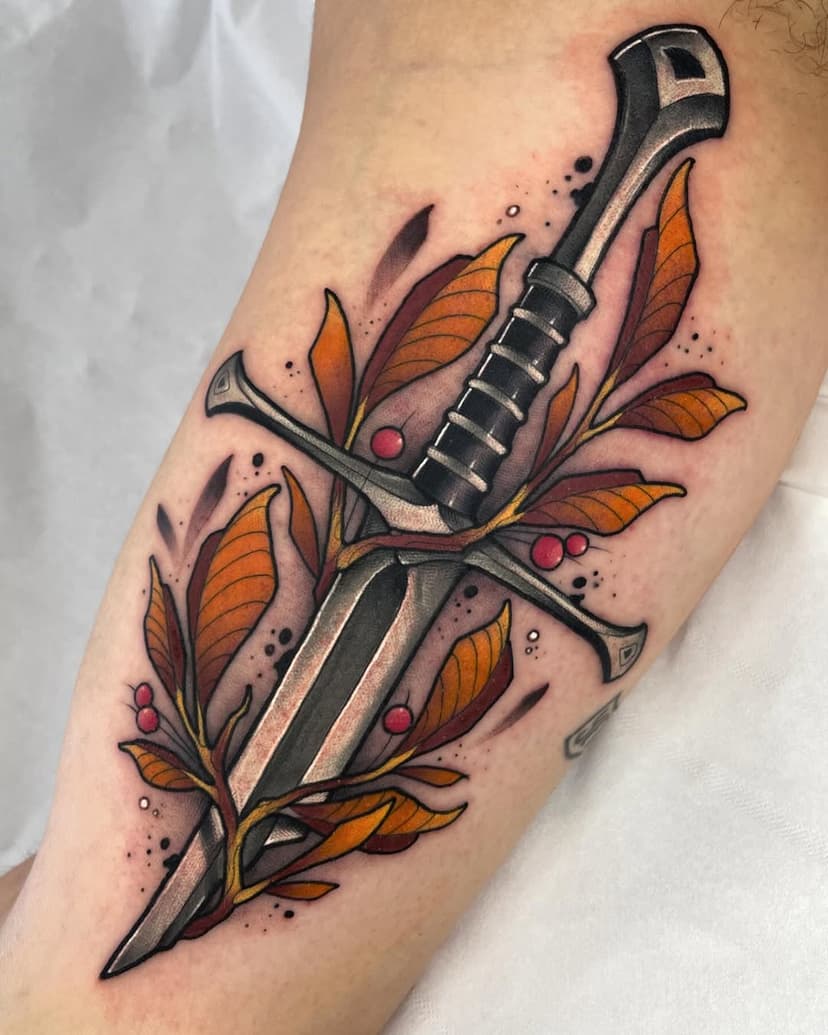 ⚡️Narsil⚡️

Done with @bishoprotary Wands
💥ProTeam :
@barberdts_fr @barber_dts @criticaltattoosupply @tatsoul @eternalink @hornetarttattoosupply 
-
#tattoo #tatouage #colortattoo #neotrad #neotradsub #neotraditional #nantes #labarbetattoo #salehistoire #ink #lotr #lotrtattoo #narsil #narsiltattoo #neotradeu #lordoftherings #sword #swordtattoo #nantestattoo #stayawake