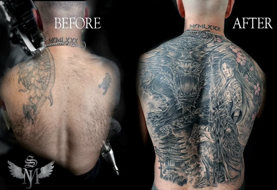 #tattoo #fullbacktattoo #coveruptattoo #fullback #japanesetattoo tattoo #finelinetattoo  #realistictattoo #beautifultattoo #tattooFrankfurt #tattoobadhomburg #tattoogermany #tattoobadenwürtemberg #tattookarlsruhe #tattoogreece #tattoostudiosakismj #sakismj #cheyenne #cheyenne_tattooequipment