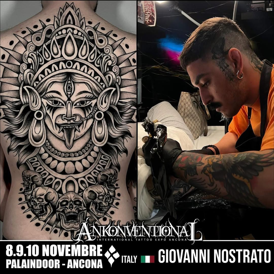 @giovanni_nostrato_tattoo 🇮🇹 from Italy will be attending at the 3rd edition of “ANKONVENTIONAL” International Tattoo Expo Ancona: Tattoo Convention, Conference, Exibition, Art! 8/9/10 Novembre 2024 at Palaindoor - Ancona

#ankonventional #internationaltattooexpoancona #internationaltattooexpoancona2024 #ankonventional2024 #tattooexpoancona #tattooconventionancona #anconatattooconvention #anconatattooexpo #tattooconvention #tattooconference #tattooexpo #palaindoor #palaindoorancona #anconatattoo #anconatoday #tattoomarche