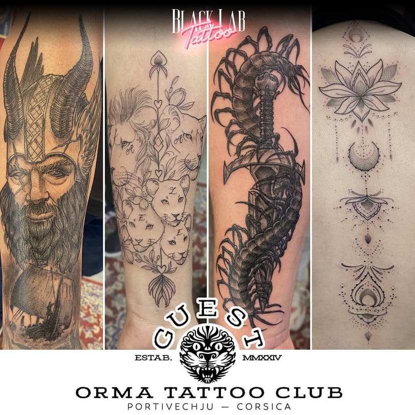 J’ai le plaisir de vous annoncer que je serai en guest chez mon poto @piloufacetattoo dans son nouveau shop @orma_tattoo_club .
C’est l’endroit en corse où se faire tatouer et j’ai l’honneur de l’accompagner tout les JEUDI - VENDREDI et SAMEDI du mois d’août.
Nous pouvons vous réaliser tout les styles de tatouages avec de vrai créations uniques.
Nous nous tenons à votre disposition pour tout vos projets, à très vite😁

🇬🇧 I am pleased to announce that I will be a guest at my friend’s in his new shop @orma_Tattoo_Club. He is the host of the reception on Thursday - Friiday and Saturday of August. We can make all styles of tattoos with truly unique creations.
We are at your disposal for all your projects, see you soon😁

#tattoos #tattoodesign #tattooart #tatouage #portovecchio #tatouagefrance #tatouagecorse #corsetattoo #ajaccio #ajacciotattoo #bastia #bastiatattoo #tatouagemagazine #corsetattoo #portovecchiotattoo #meilleurtatouageportovecchio #meilleurtatoueurportovecchio #besttattooportovecchio