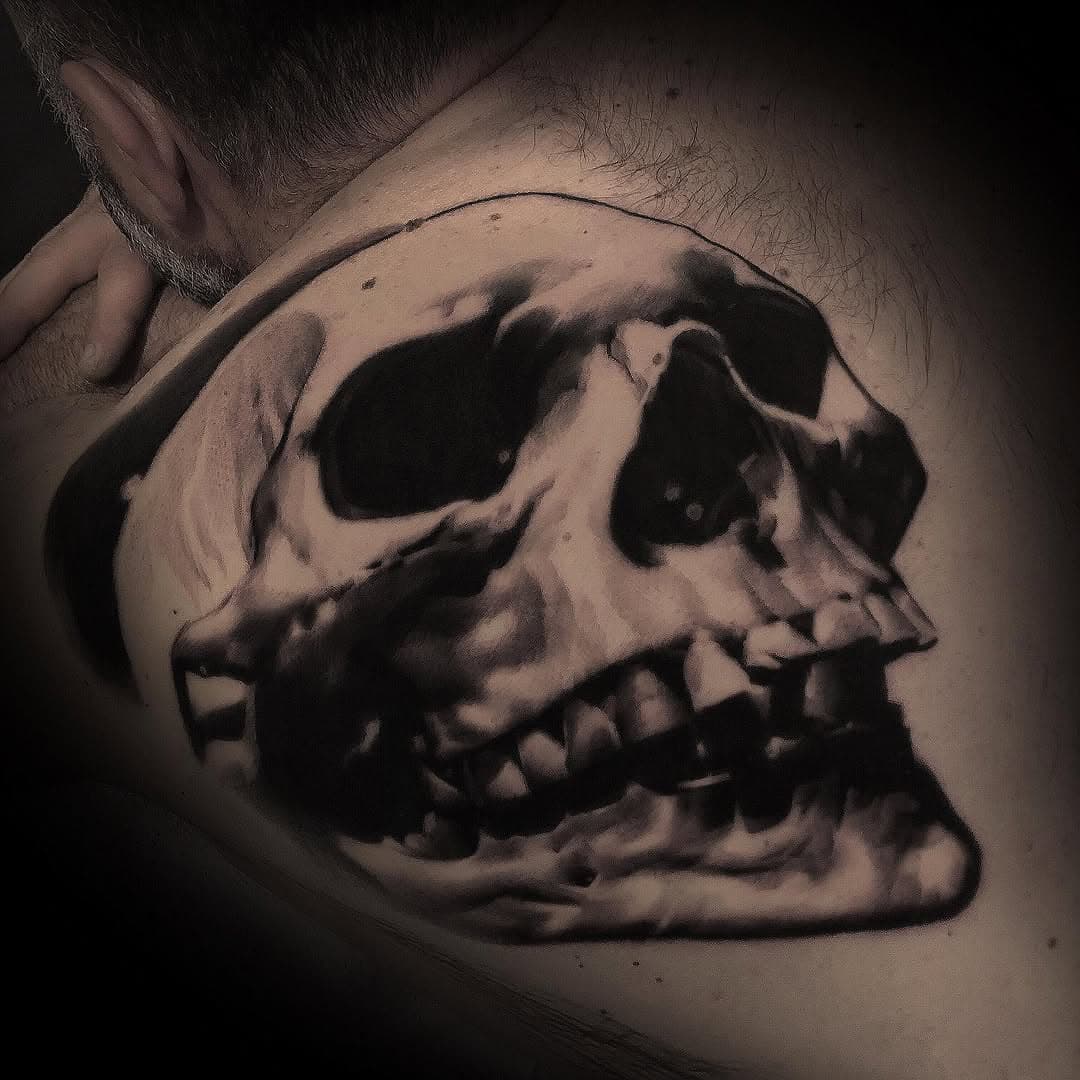 Done at @neroargentoofficial #blackgreytattoos #tattoolifecommunity  #tattooitaliamagazine #italiatatt  #italiantattoo #iltatuaggio  #tattooitaly #iltatuaggioitalia  #tattooitalia #skull #tatuaggioitalia #diegoflowertattoo #tattoomag #realisticink #tattooblackwork #tattooitalianartist #tattooitalian #italytattoo #skulls💀 #skullobsession #skullartist #skullcollection #skulllove #skulltattoos #skullartwork #skullcollector #skulltattoo #skullhead #skulladdict #skullface