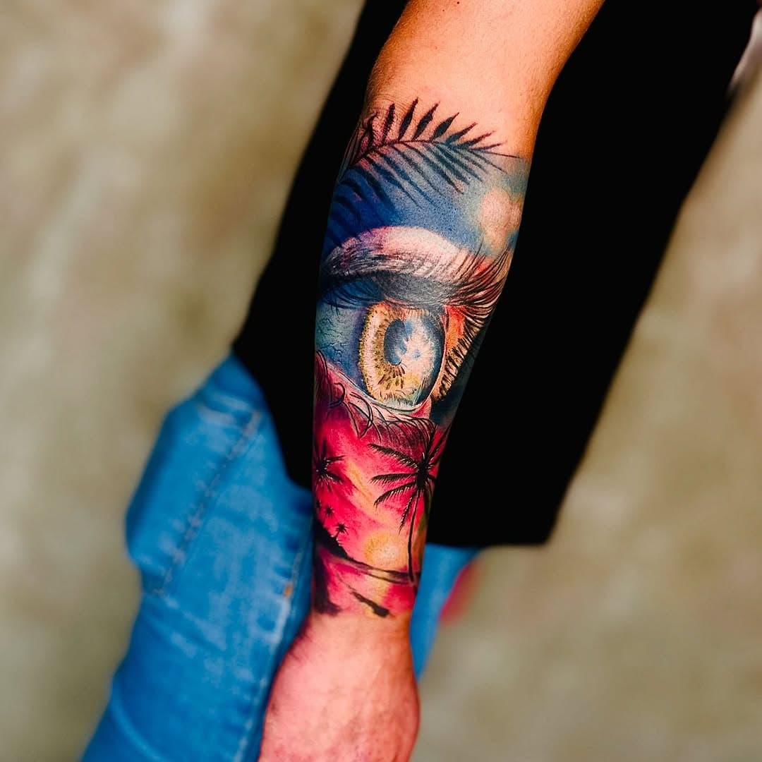 Neue Studio neue iddeen 👌🏼 #tattooart #colortattoo #realism #realistictattoo #tattooartist #slevetattoo #tattooideas #eye #boleslawiec #inklife #tattoolifestyle