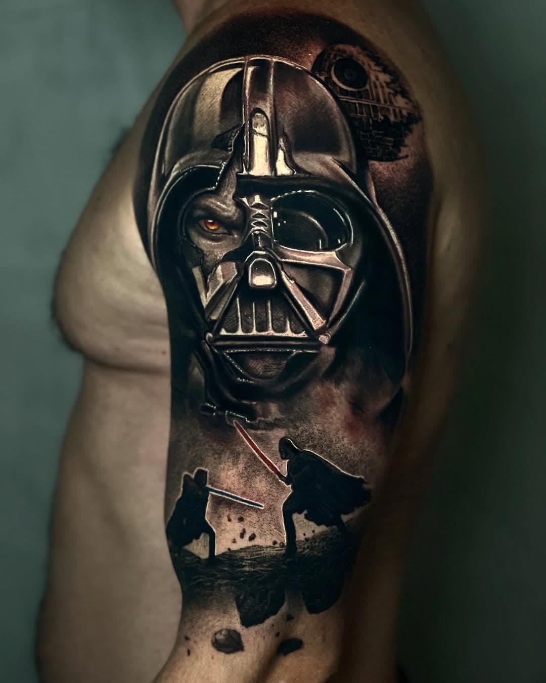 Trabalho com o tema Star Wars, feito no Rafael. 
Foi muito legal fazer esse trabalho para você Rafa, obrigado pela confiança! Trabalho feito em três sessões.

#tattoo #starwarsfan #starwars #lukeskywalker #boanoite #starwarsnerd #starwarslegion #dartvadertattoo #dartvadertattoo #rj #recreiodosbandeirantes