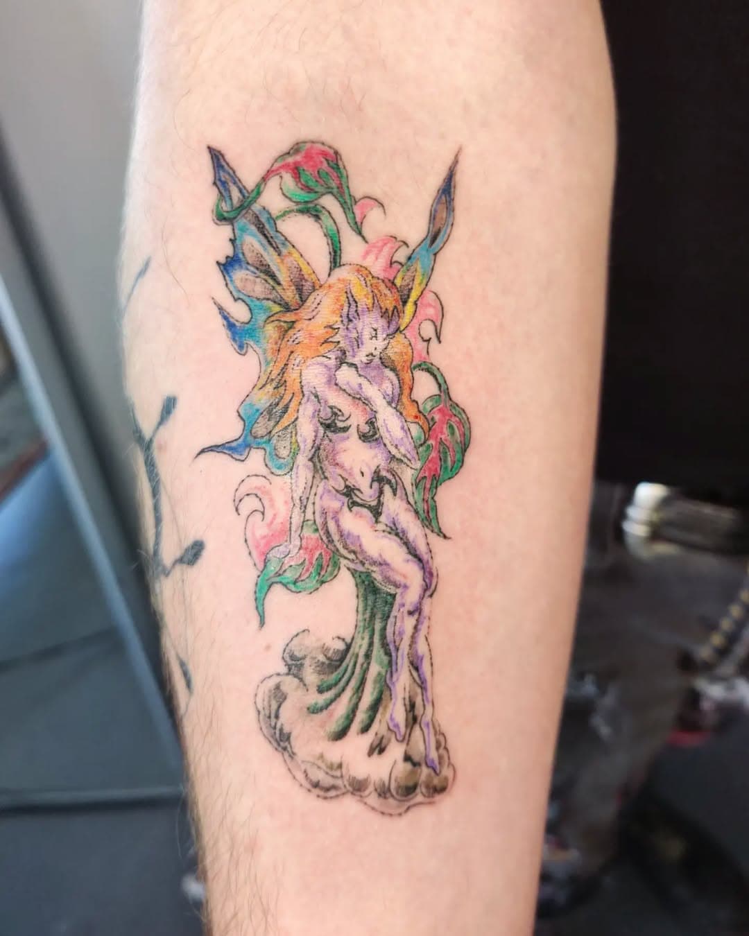 Small fairy I did today . Still have one space tomorrow for tattoo in NYC . DM me