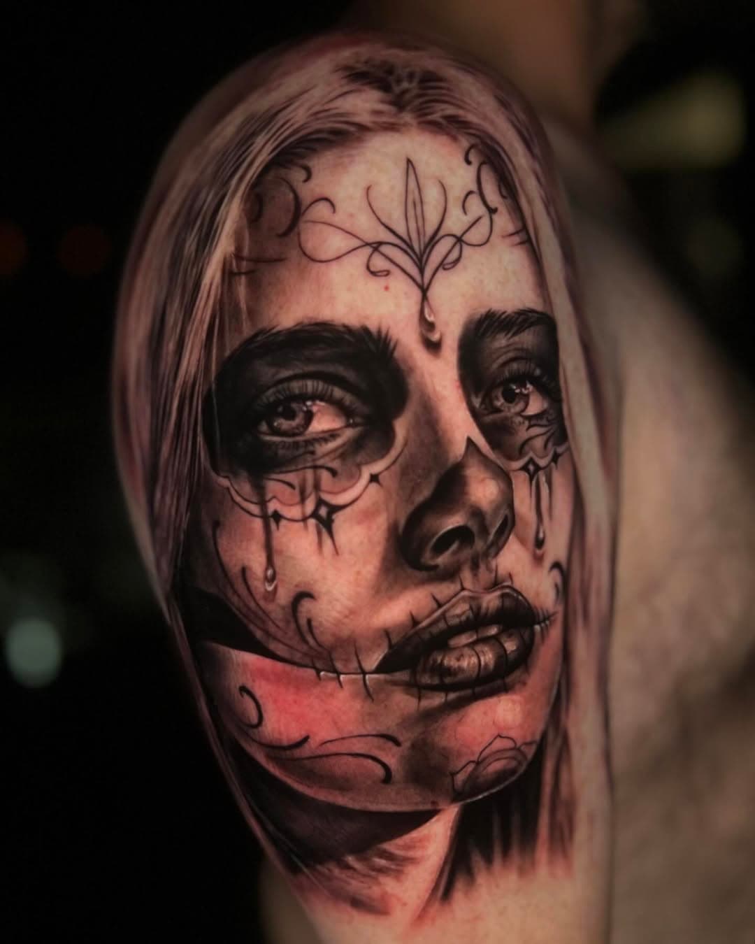 Catrina tattoo ⚜️💀
.
.
.
.
.
.
.
.
.
.
.
.
.
#tattoo #tattoos #tattoohamburg #hamburgtattoo #tatuajes #tatuaje realista #realismtattoo