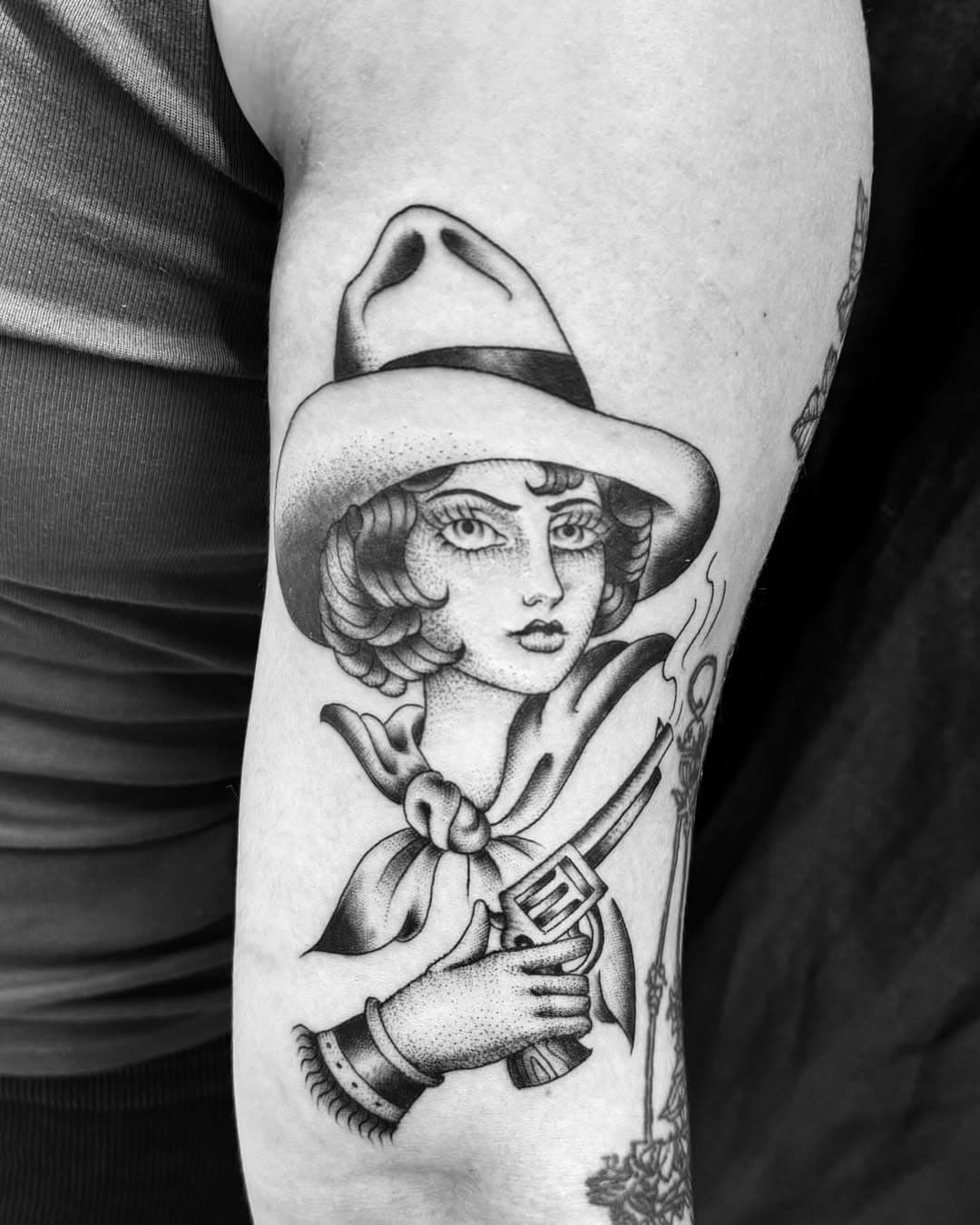 Yeehaw 🤠 

#allston #bostonfinelinetattoo #finelineboston #bostonblackwork #bostontattoo #bostontattooartist