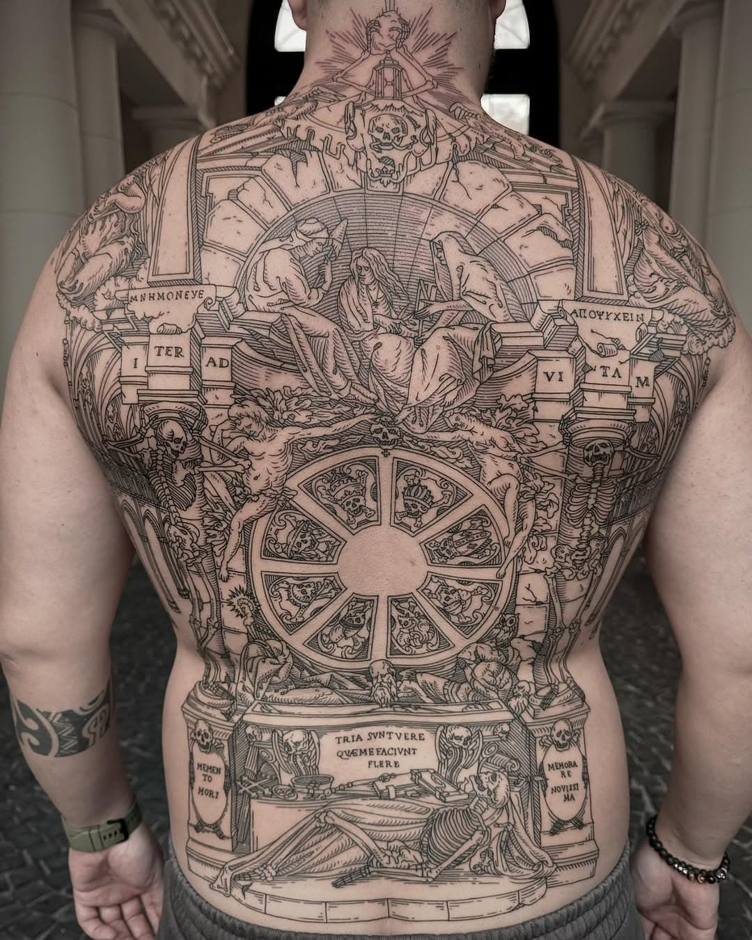 New back piece for Ruben. Thanks bro for coming from Barcelona and being so tough during this 4 days. 
.
Made at @zaraza_tattoo. Swipe left to see more details. 
.
Made with @hybridtattoomachine @blackclaw @pantheraink @criticaltattoosupply 
.

#engravingtattoo #woodcuttattoo #etchingtattoo #linework #lineworktattoo #zarazaworkshop #zarazatattooshop #blackwork #blackink #blacktattooart #blackworksubmission #blackworks #blackworkers #blacktattoo #warsaw #warsawtattoo #ivanzagusta #polandtattooartist #polandtattoos #tttism #undergroundartist #thedarkestwork