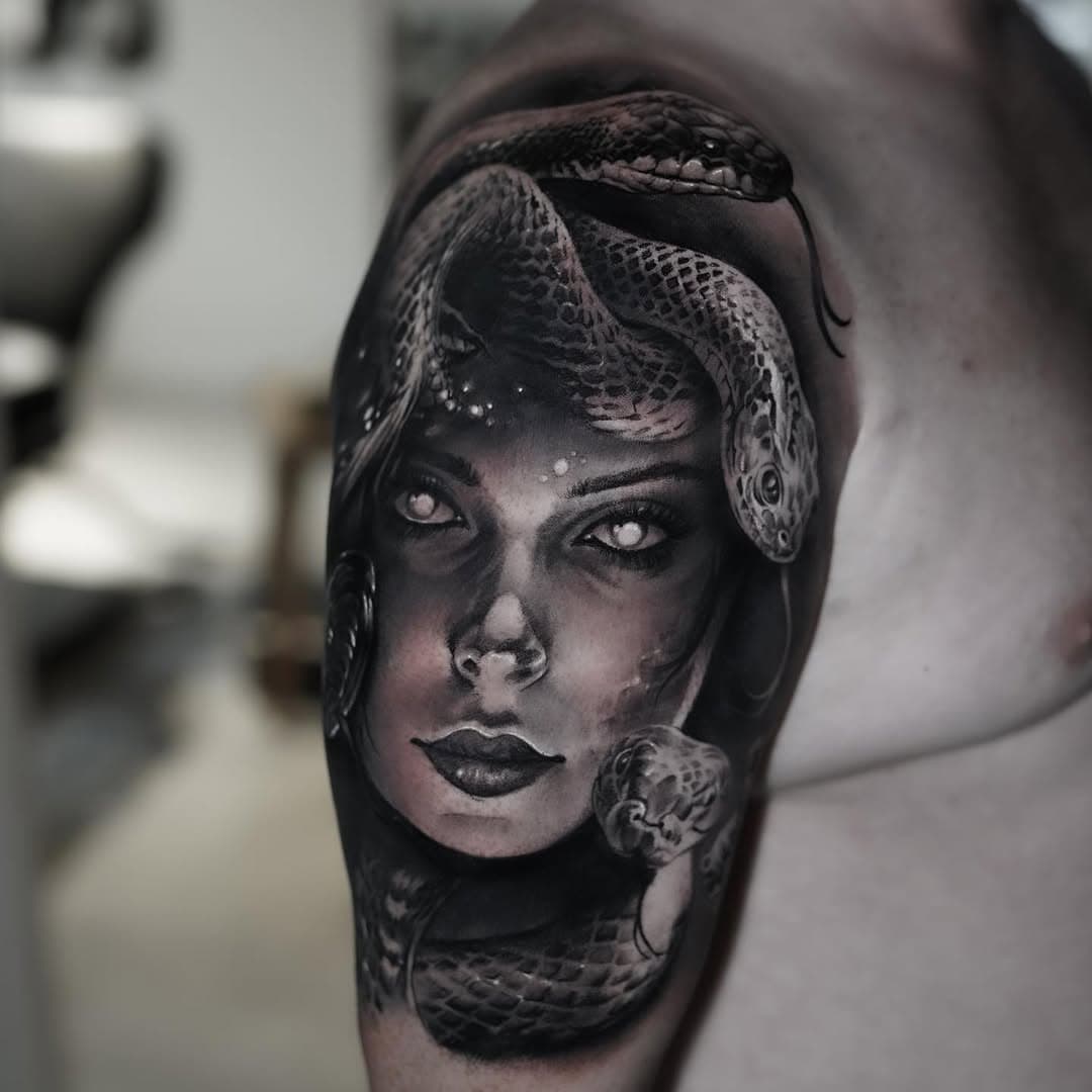 Medusa @dimensionink_cesis #tattoolatvia #cesis