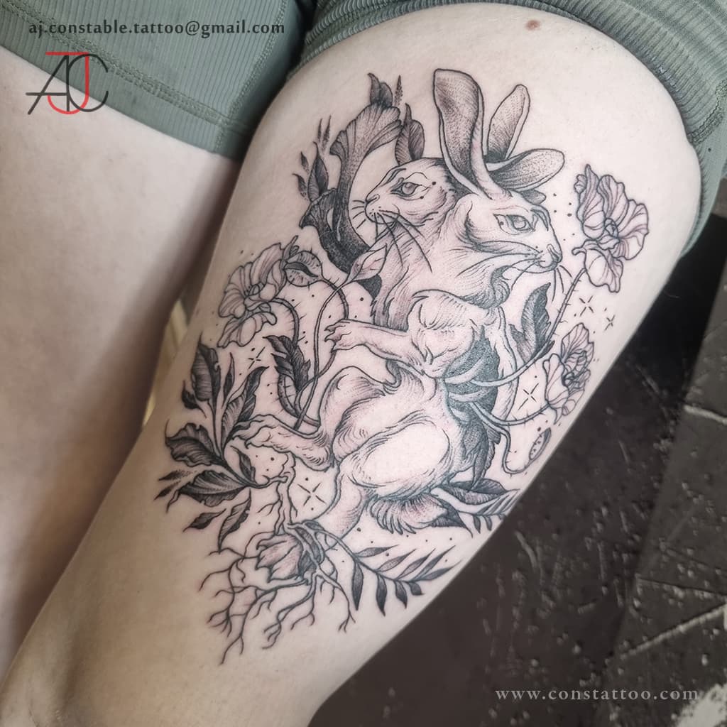 Lovely pagan hare for @curatrix25 Love doing pieces like this.
Please DM with any enquiries or fill in the enquiry form in Bio linktree 
.
.
.
@welshinkcollective
#constattoo
#cardifftattoos
#customtattoo
#tattoodesign
#welshtattoos
#inked
#pagantattoo
#darktattoo
#haretattoo
#illustrativetattoo
#boyswithtattoos
#girlswithtattoos
#welshtattooartists
#inklife
#tattoolife
#bodyart
#tattooart
#theartoftattoos
#blackandgrey
#tattoolovers
#tattoosofinstagram
#tattoosketch