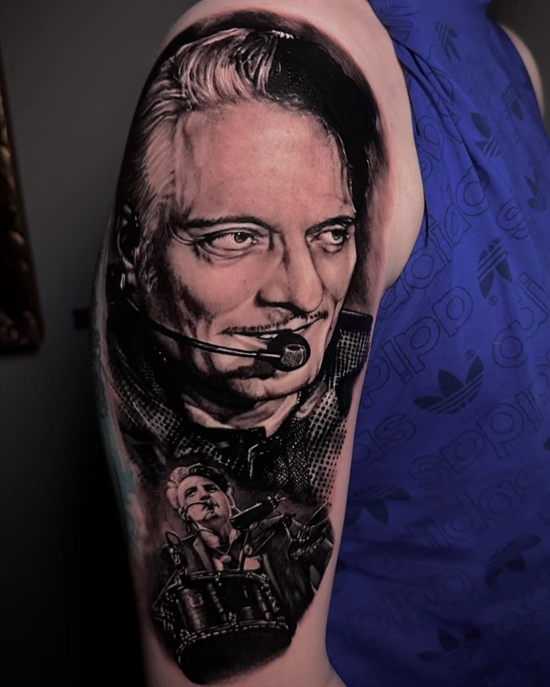 „belab“

Part II - Die Ärzte Sleeve
Did this @belab_official portrait couple days ago…thx to jana for the nice experience and journey with you!
Can t wait to finish the sleeve😎🤙🏼

Hope you like it buddies😃🙌🏻

I wish you a super rockin evening!!! Hell yeah🤘🏻😎🤘🏻

CheyenneSolnovaUnlimited3.5, Intenze @bobtyrrell Set, 3liner0,25/5+7liner0,30-3rs0,25/5+7+9rs0,30-7se0,30/17se+21se0,25 Cheyennecartriges
Cheyenne Prep&Care during

Hell YeAh & Rock n roll!💥💣🚀#cheyenne_tattooequipment #dieärzte 
#dermalizepro #dermatattoo #design #story #outofthebox #wantplay #intenze #intenzeink #benebader 
#funkeyewear #turbo #sullen #rise
#portrait #blackandwhite #belab #wantplay #benebader