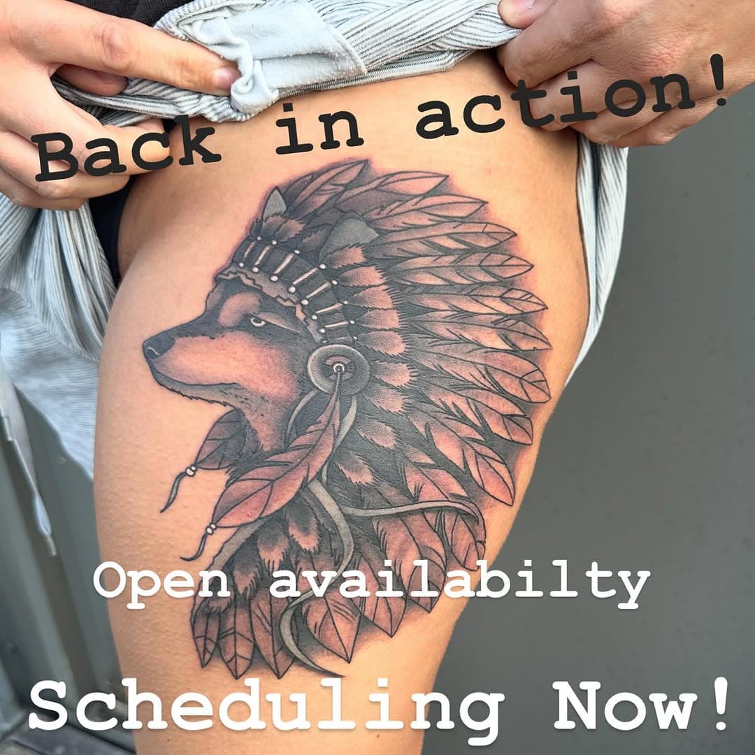 Contact Tim through our website www.CreativeElementsTattoo.com