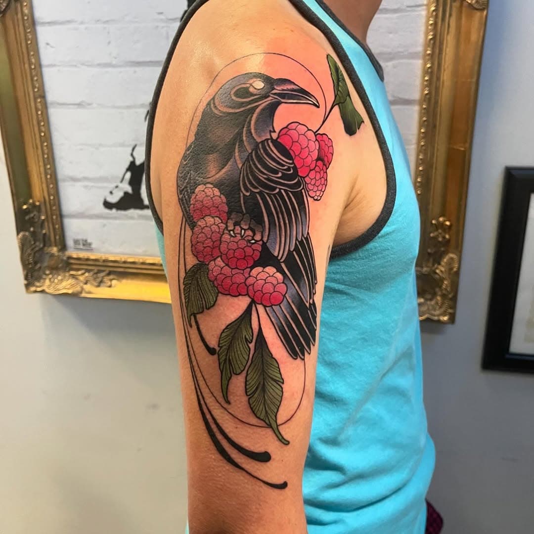 If you’re not following @tattoosby_ak yet, what are you waiting for? Check out this beautiful piece they did! 
.
.
.
#tulsa #oklahoma #tulsaok #tattoo #tattooer #neotraditional