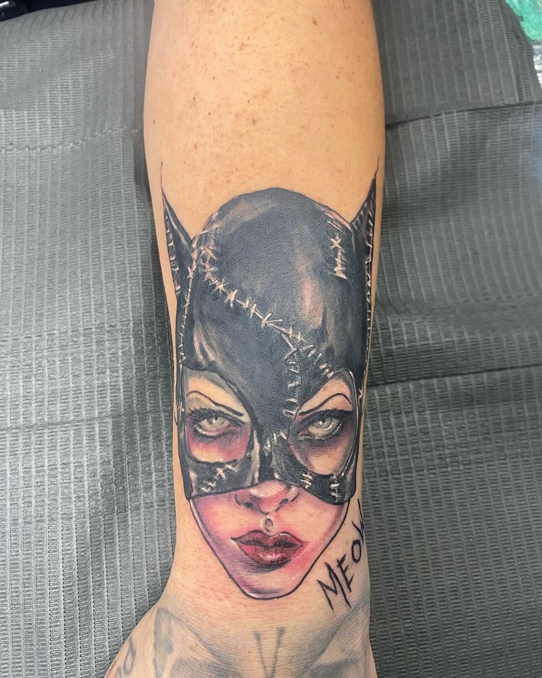 Mintconditiontattoo #catwoman #tattoo #bishoprotary #funtattoo