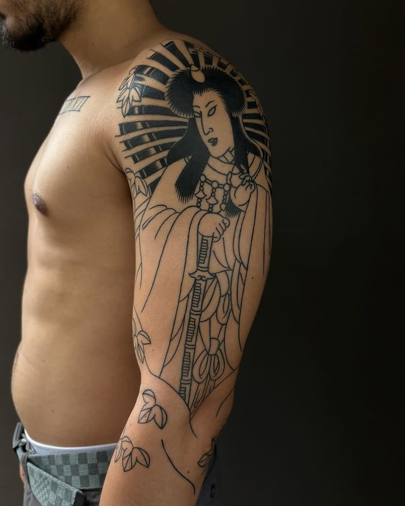 Amaterasu-ōmikami em progresso. 

Horários livres para a próxima semana aqui na @classictattoobh