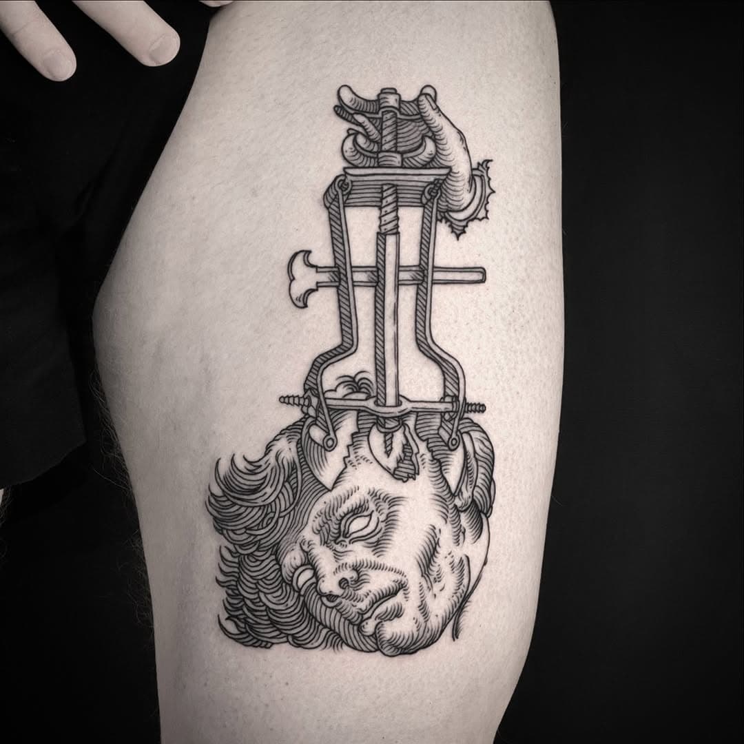 Thank you Misha!
🇳🇱AMSTERDAM: 11.11-16.11
🇩🇪BERLIN: 21.11-28.11
#engravingtattoo #korv_kori #medievaltattoo #woodcuttattoo