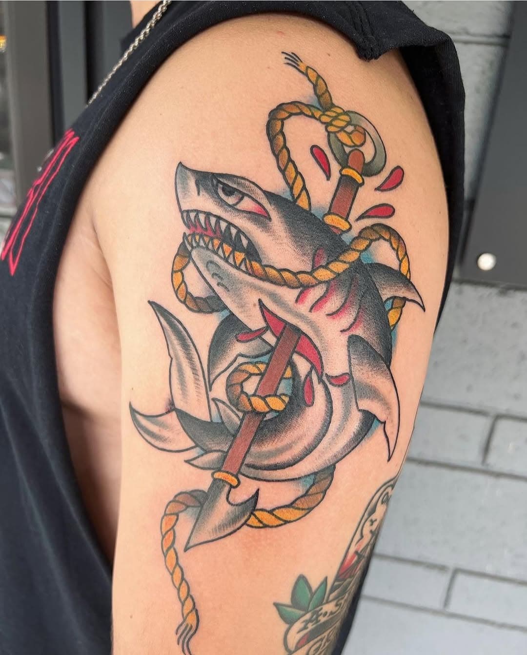 @nicksototattoos  is good at all styles of tattooing, but he LOVES doing #traditionaltattoos and has thousands of designs for you to choose. Hit him directly, or stop by the shop to get yours. Our books are never closed ✨