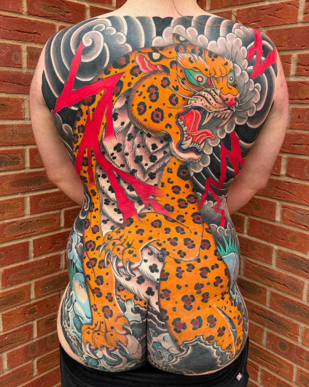 Wrapped up this back piece on @peteryersin in just under 5 months, including two solid days and a total of 11 hours at @tattooexpouk, where we took home runner-up for ‘Best Large Colour (Fresh)’. Huge thanks to everyone who stopped by to check it out! Met some great artists and had a blast. This is just the beginning of Peter’s body suit, his very first tattoo, and he absolutely crushed it.