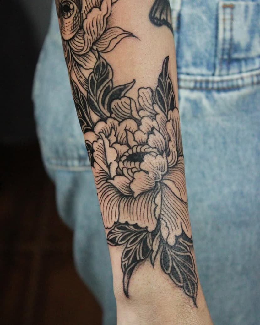 #artinpeli #ino #tattoo #flores #autoral  #arte #black #zuperblack