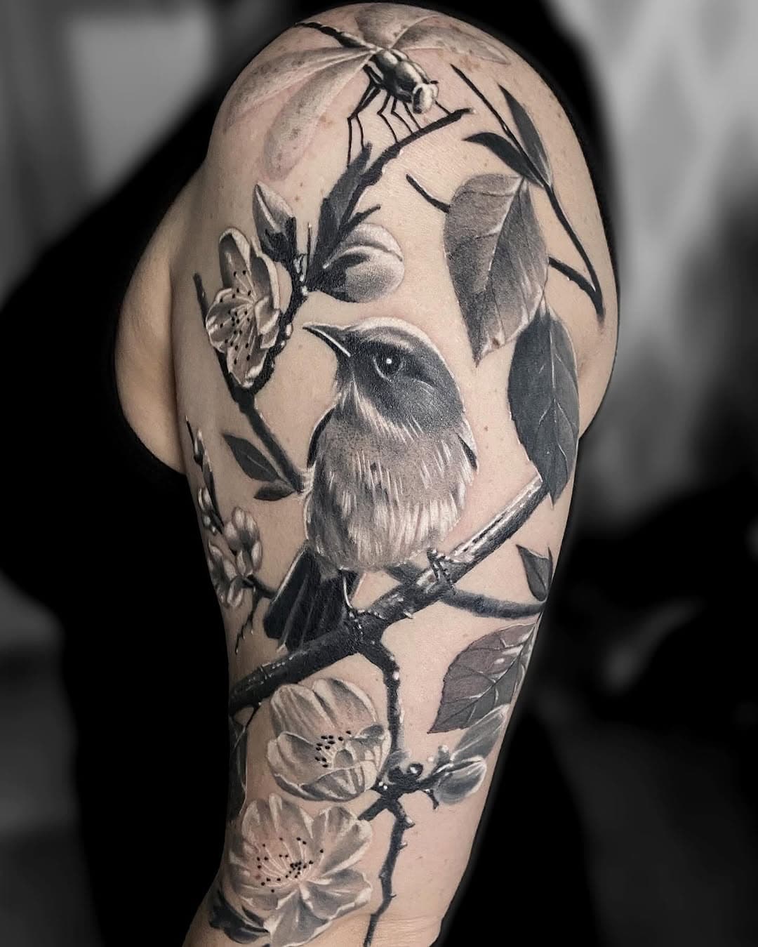 #tattoo #blackandgreytattoo #realistictattoo #blackandwhite #worldfamousink #makskornev